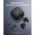 Anker Soundcore Liberty Buds, Semi-in-Ear Design, Removable Ear Fins, Real-Time Adaptive Noise Cancelling, Fast Charging, Wireless Bluetooth Earbuds, Translation Earbuds, 30H Playtime - Black
